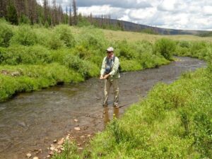 Backcountry fly fishing in Colorado