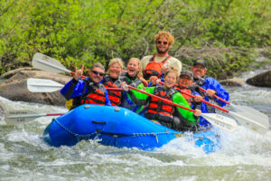 Colorado whitewater rafting near Crested Butte Taylor River