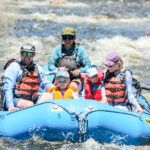 Whitewater rafting scenic float trip near Crested Butte, Colorado