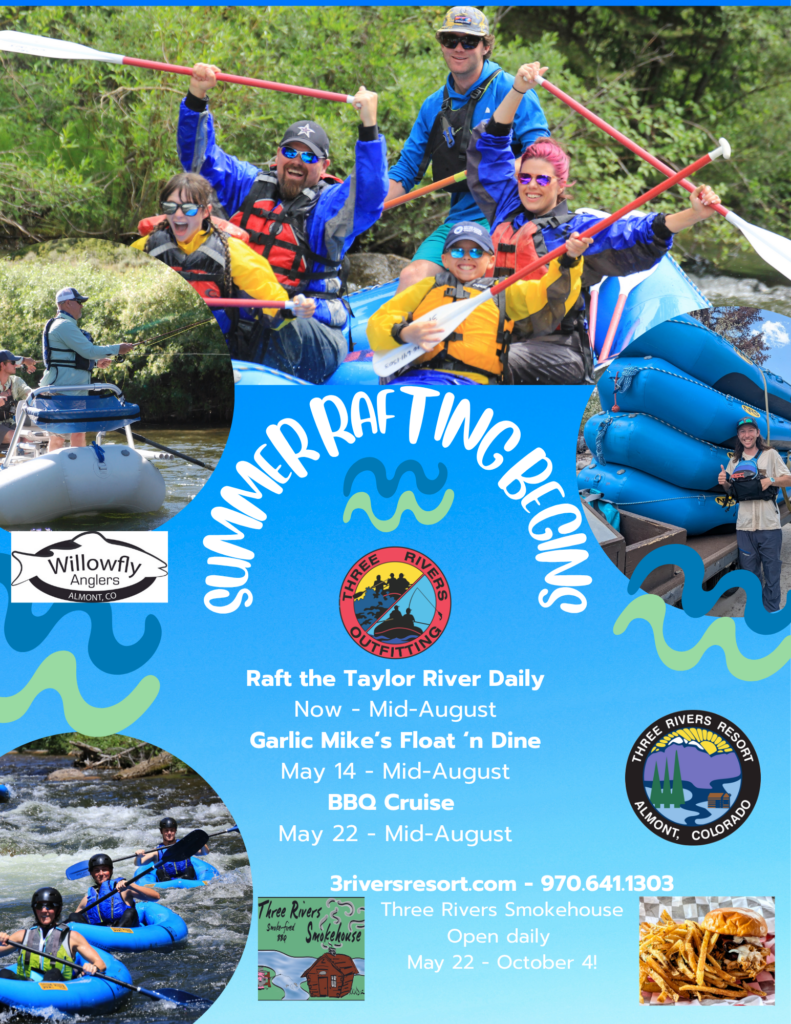 Rafting in Crested Butte, Taylor River Colorado, Almont, Colorado, Whitewater Rafting